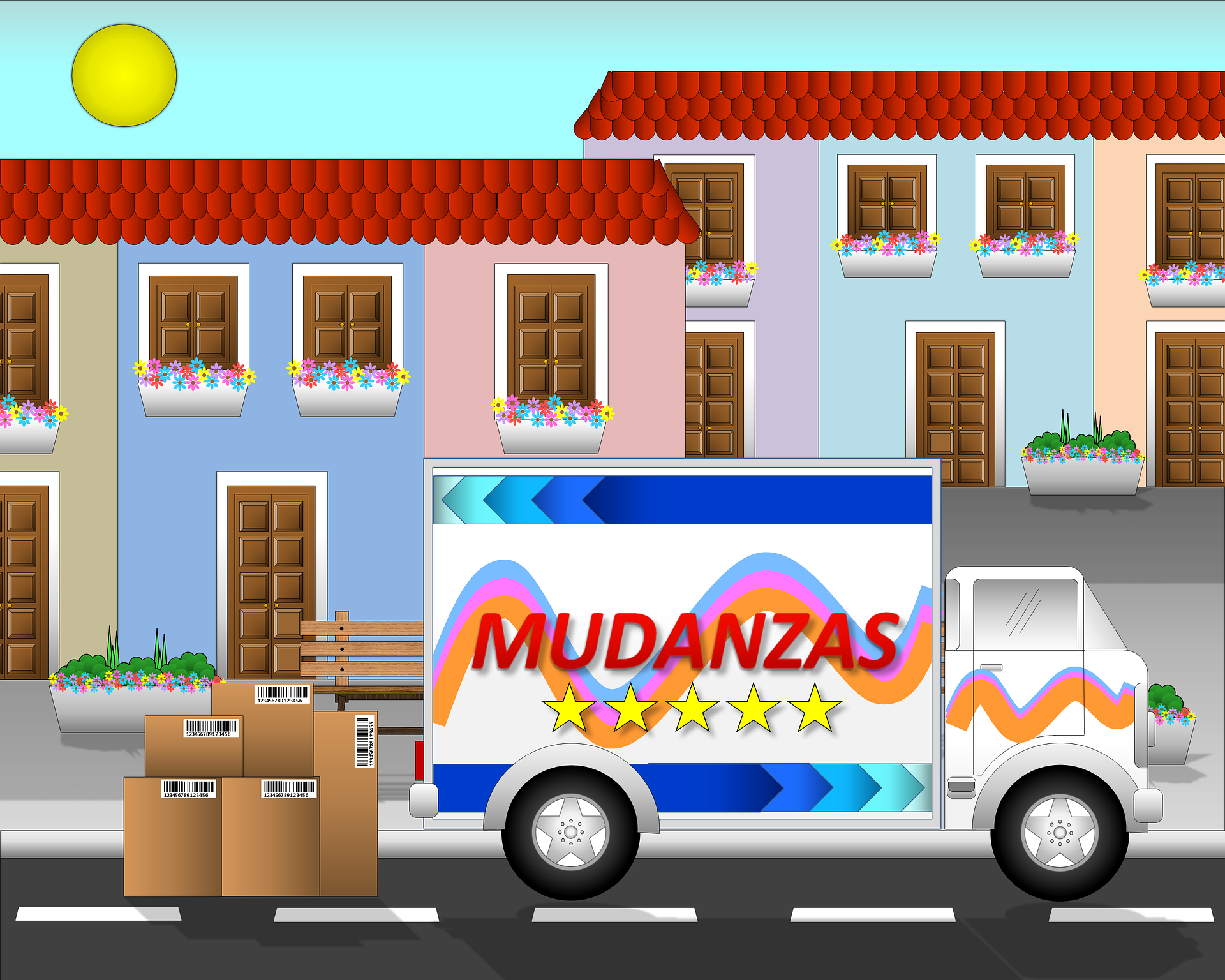 1 Woche vor dem Umzug